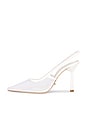view 5 of 5 Glide Slingback Pump in White Nylon