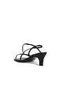 view 3 of 5 Tulip Sandal in Black Nappa
