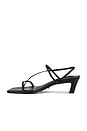 view 5 of 5 Tulip Sandal in Black Nappa