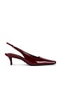 view 1 of 5 Zaaki Slingback Pump in Bordeaux Patent