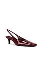 view 2 of 5 Zaaki Slingback Pump in Bordeaux Patent