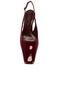 view 4 of 5 Zaaki Slingback Pump in Bordeaux Patent