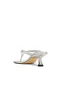 view 3 of 5 Krista Mule in Silver Nappa Metallic