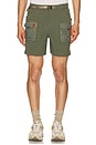 view 4 of 5 Retro River Shorts in Beetle & Crackle