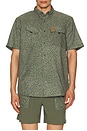 view 3 of 4 Retro River Shirt in Crackle Beetle