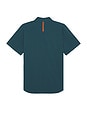 view 2 of 3 Global Short Sleeve Shirt in Pond Blue
