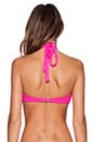 view 3 of 3 Saffron Bikini Top in Pitaya