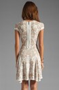 view 4 of 6 Patricia Dove Dress en White/Nude in White & Nude