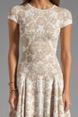 view 5 of 6 Patricia Dove Dress en White/Nude in White & Nude