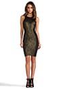 view 1 of 6 Shiran Dress en Gold/Black in Gold & Black