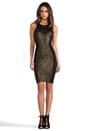 view 2 of 6 Shiran Dress en Gold/Black in Gold & Black