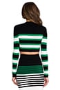 view 4 of 6 Emma Crop Top in Green Combo