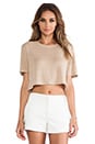 view 1 of 4 Nira Crop Tee in Natural