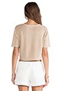 view 3 of 4 Nira Crop Tee in Natural