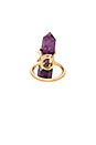 view 3 of 3 Amethyst Aura Ring in Gold