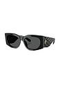 view 2 of 3 Oval Sunglasses in Black