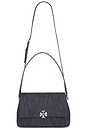 view 1 of 5 Charlie Denim Shoulder Bag in Midnight 