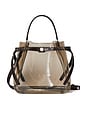 view 1 of 7 BOLSO ROMY CLEAR BUCKET in Rootbeer Float