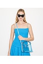 view 5 of 5 Mellow Clear Shoulder Bag in Pool Blue
