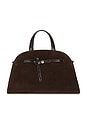 view 2 of 5 Romy Suede Bauletto Bag in Dark Cocoa