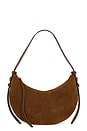 view 2 of 5 Romy Suede Half Moon Bag in Caramel