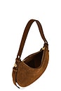 view 6 of 5 Romy Suede Half Moon Bag in Caramel