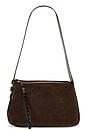 view 1 of 4 SAC PORTÉ ÉPAULE PETIT FORMAT ROMY in Dark Cocoa
