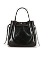 view 4 of 5 Romy Distressed Bucket Bag in Dark Brown