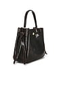 view 5 of 5 Romy Distressed Bucket Bag in Dark Brown