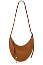 view 4 of 4 SAC À BANDOULIÈRE PIERCED in Aged Tan