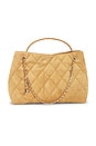 view 1 of 5 Fleming Suede Carryall in Toffee