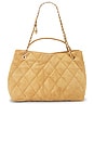 view 6 of 5 Fleming Suede Carryall in Toffee