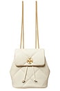 view 1 of 5 Kira Diamond Quilt Small Backpack in Warm White