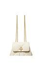 view 5 of 5 Kira Diamond Quilt Small Backpack in Warm White