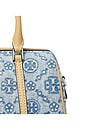 view 4 of 4 T Monogram Denim Mini Barrel Bag in Powder Blue