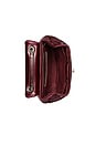 view 3 of 4 Kira Diamon Quilt Distressed Mini Backpack in Dark Carmine