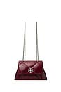 view 4 of 4 Kira Diamon Quilt Distressed Mini Backpack in Dark Carmine