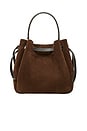 view 2 of 5 Romy Suede Bucket Bag in Dark Cocoa