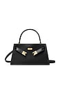 view 1 of 4 Lee Radziwill Pebble Mini Top Handle Bag in Black