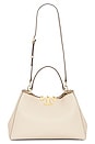 view 1 of 5 Eleanor Soft Satchel in Light Stone