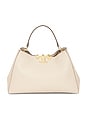 view 3 of 5 Eleanor Soft Satchel in Light Stone