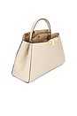 view 5 of 5 Eleanor Soft Satchel in Light Stone