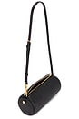 view 4 of 4 T Monogram Pebble Cylinder Bag in Black