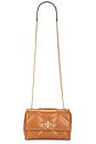 view 5 of 5 Kira Diamond Quilt Small Convertible Shoulder Bag in Classic Chestnut