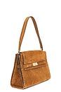 view 3 of 4 Lee Radziwill Petite Suede Fringe Mini Top Handle Bag in Wild Tobacco