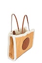 view 4 of 4 Ella Shearling Tote in Light Natural & Brown