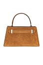 view 3 of 5 Lee Radziwill Fringe Mini Top Handle Bag in Wild Tobacco