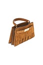 view 5 of 5 Lee Radziwill Fringe Mini Top Handle Bag in Wild Tobacco