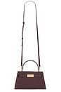 view 1 of 5 Lee Radziwill Pebble Mini Top Handle Bag in Dark Carmine