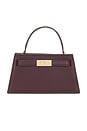 view 2 of 5 Lee Radziwill Pebble Mini Top Handle Bag in Dark Carmine